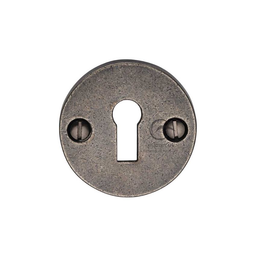 Picture of Rustic Pewter Round Key Escutcheon- RPW553