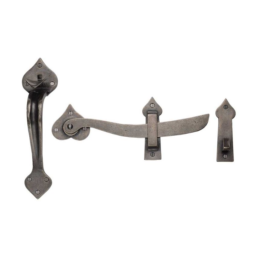 Picture of Rustic Pewter Gate Latch- RPW568