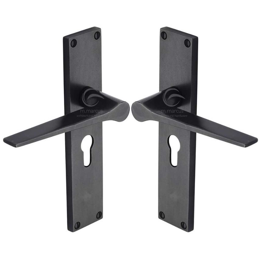 Picture of Rustic Bronze Euro Door Handle Gio Design- RDB41848