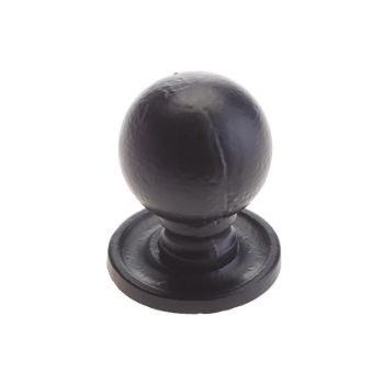Antique Black Round Cupboard Knob - FF32 Picture of Antique Black Round Cupboard Knob - FF32