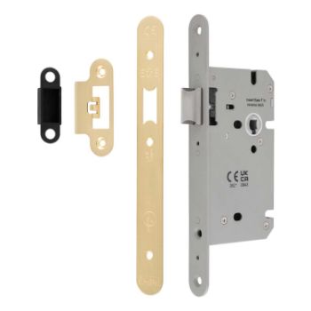 Picture of Easi-T Architectural Din Latch In Satin Brass- DLS0060LSB