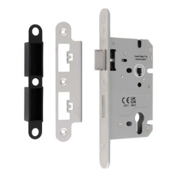 Picture of Easi-T Din Euro Profile Sashlock In Satin Stainless Steel- DLS7260EPSSS