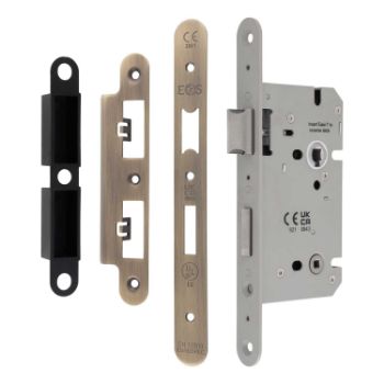 Picture of Easi-T Din Bathroom Lock in Antique Brass- DLS7860WCAB