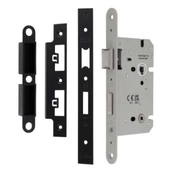 Picture of Easi-T Din Bathroom Lock in Matt Black - DLS7860WCMB