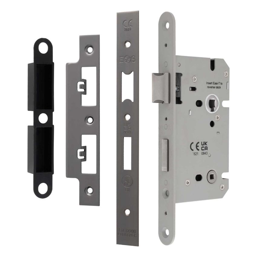 Picture of Easi-T Din Bathroom Lock in Matt Bronze - DLS7860WCMBRZ