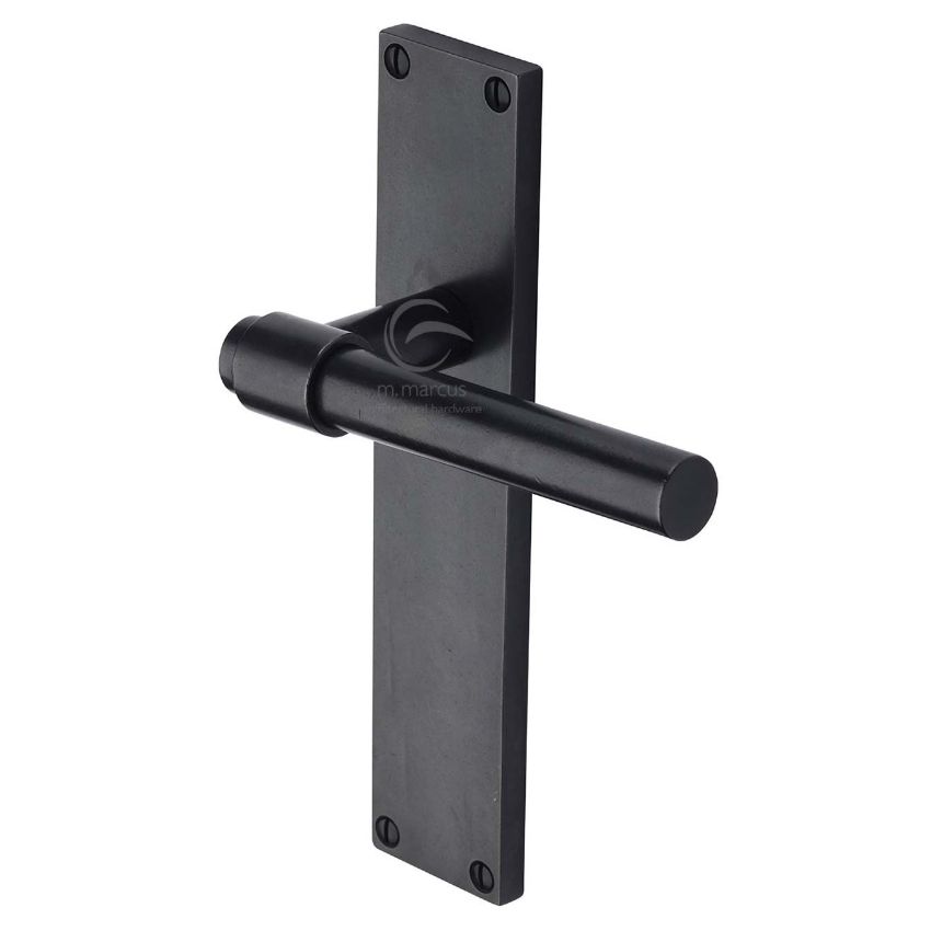 Picture of Rustic Bronze Latch Door Handle Fountain Design-  RDB23910-GP