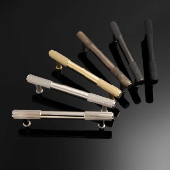 Picture of Washington Reeded End Cabinet Pull- AW854R-128-AB