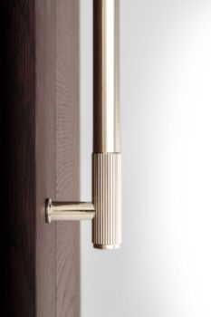 Picture of Washington Reeded End Cabinet Pull- AW854R-128-PNPVD