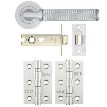 Picture of Bilbao Latch Door Handle Pack - ZPA090-SCLT
