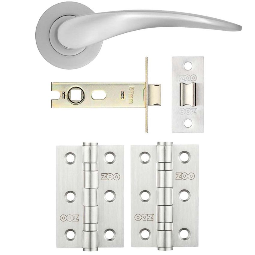 Picture of Merida Latch Door Handle Pack - ZPA070-SCLT