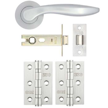 Picture of Cadiz Latch Door Handle Pack - ZPA060-SCLT