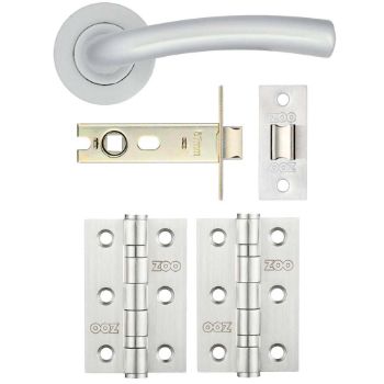 Picture of Seville Latch Door Handle Pack - ZPA050-SCLT