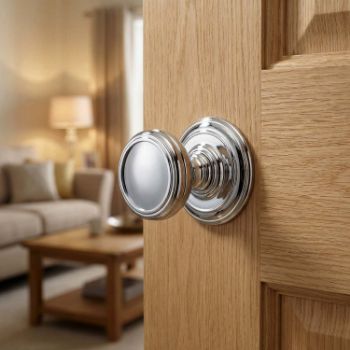 Picture of Fulton and Bray Plain Mortice Door Knobs - FB305CP