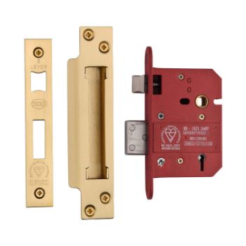 BS Security 5 Lever Sashlock in Stain Brass YKSLBS53N-SB