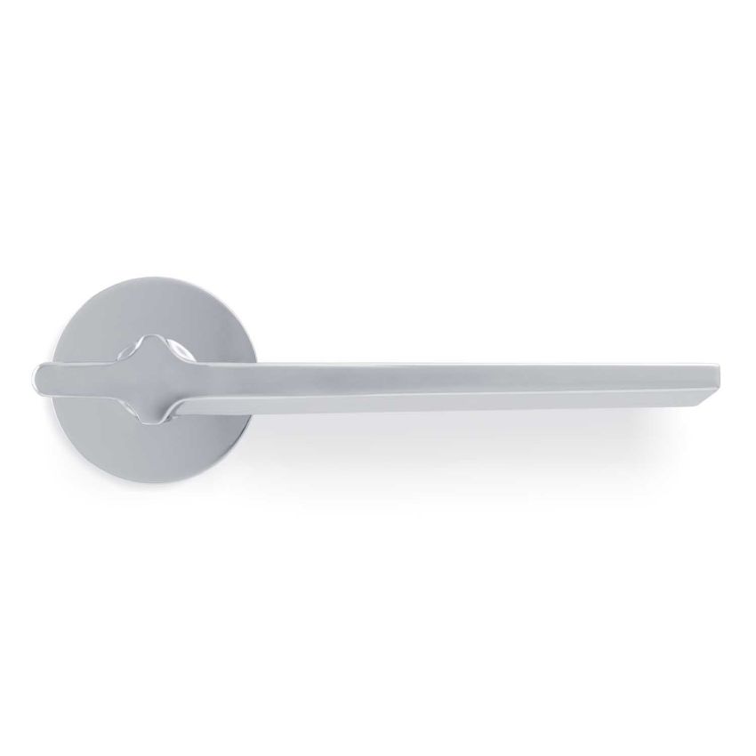Picture of Valli Yabu Pushelberg Lever on Round Rosette - Polished Chrome PVD - H378PCPVD