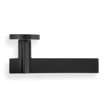 Picture of Valli Yabu Pushelberg Lever on Round Rosette - Matt Black PVD - H378MBPVD
