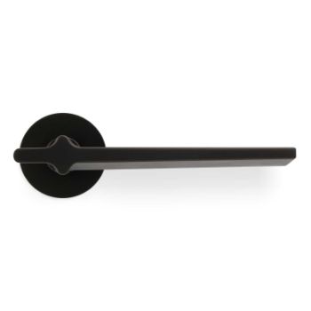 Picture of Valli Yabu Pushelberg Lever on Round Rosette - Matt Black PVD - H378MBPVD