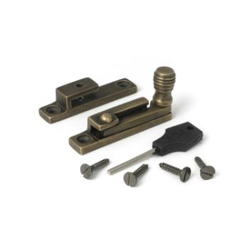 Picture of Prestbury Quadrant Fastener - Narrow In Burnished Brass- 52358
