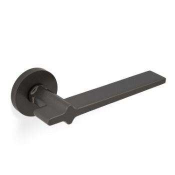 Picture of Valli Yabu Pushelberg Lever on Round Rosette - Anthracite - H378ANT