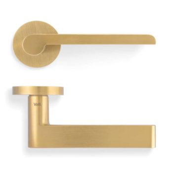 Picture of Valli W.W Lever on Round Rosette - Satin Brass PVD - H1054SBPVD