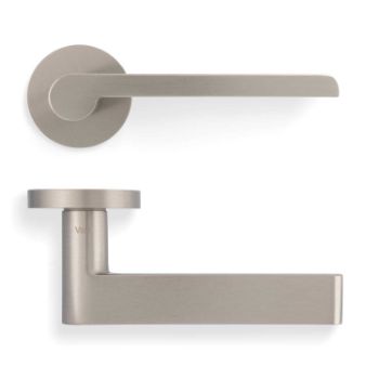Picture of Valli W.W Lever on Round Rosette - Satin Nickel PVD - H1054SNPVD