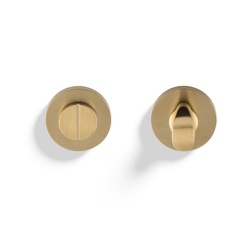 Picture of Valli Turn & Release Screw-on Round Rosette - Satin Brass PVD - K1104SBPVD