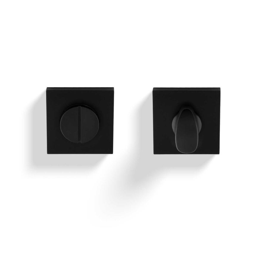 Picture of Valli Turn & Release Push-on Square Rosette - Matt Black PVD - K1104SQMBPVD