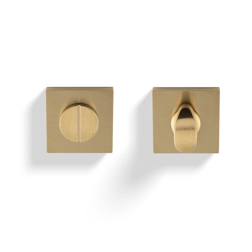 Picture of Valli Turn & Release Push-on Square Rosette - Satin Brass PVD - K1104SQSBPVD