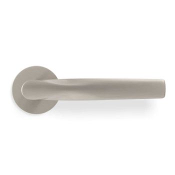 Picture of Valli SOM New York Lever on Round Rosette - Satin Nickel PVD - H359SNPVD