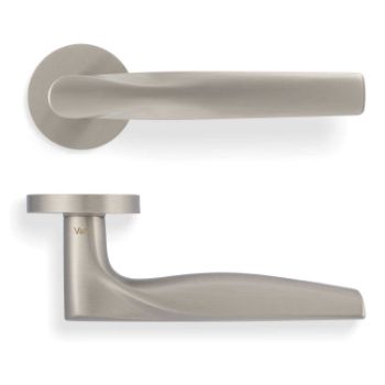 Picture of Valli SOM New York Lever on Round Rosette - Satin Nickel PVD - H359SNPVD