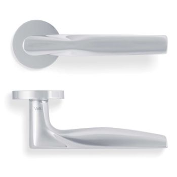 Picture of Valli SOM New York Lever on Round Rosette - Polished Chrome PVD - H359PCPVD