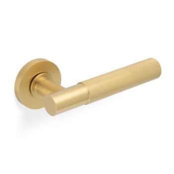 Picture of Valli Antonio Citterio Lever on Round Rosette (Zigrinato) - Satin Brass PVD - H379SBPVD