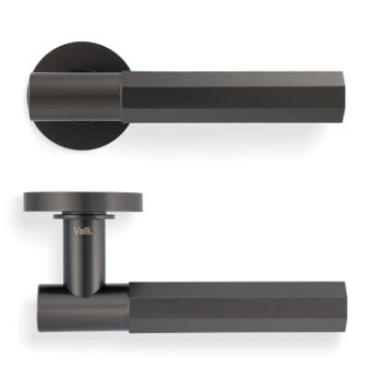 Picture of Valli Antonio Citterio Lever on Round Rosette (Esagono) - Dark Bronze PVD - H380EDPVD