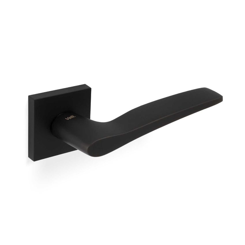Picture of Valli Otello Lever on Square Rosette - Matt Black PVD - H1018SQMBPVD