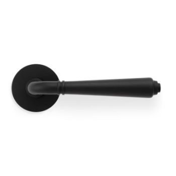 Picture of Valli Teseo Lever on Round Rosette - Matt Black PVD - H1037MBPVD