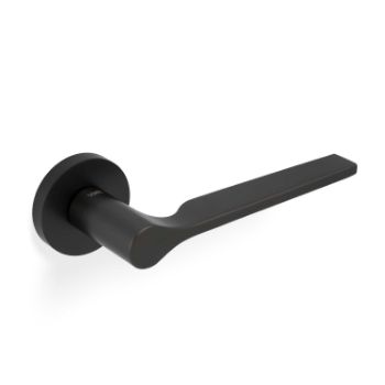 Picture of Valli Carmen Lever on Round Rosette - Dark Bronze PVD - H1062EDPVD