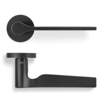 Picture of Valli Carmen Lever on Round Rosette - Dark Bronze PVD - H1062EDPVD