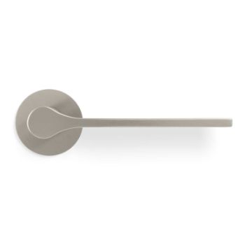 Picture of Valli Carmen Lever on Round Rosette - Satin Nickel PVD - H1062SNPVD