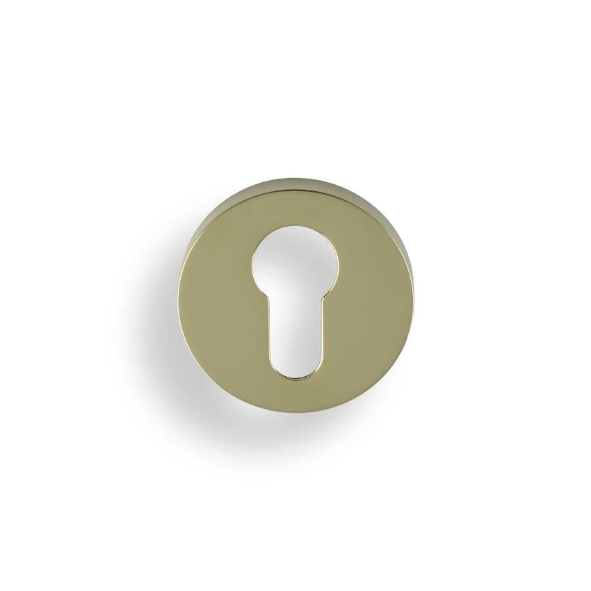 Picture of Valli Euro Profile Push-on Round Rosette Escutcheon - Polished Brass PVD - K1101PBPVD