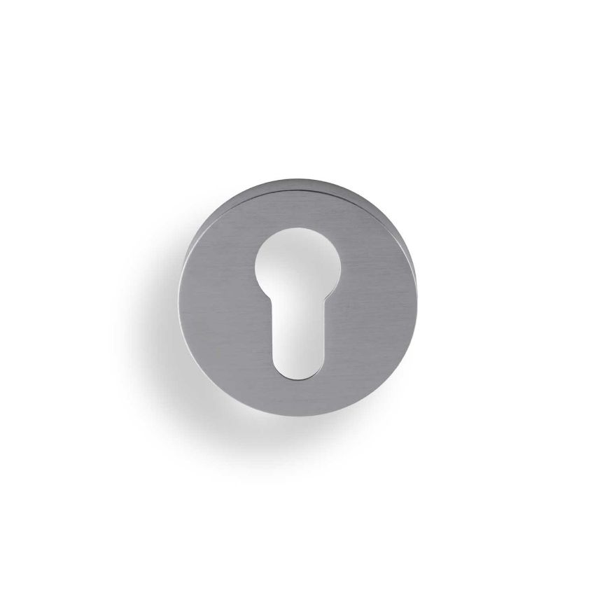 Picture of Valli Euro Profile Push-on Round Rosette Escutcheon - Satin Chrome PVD - K1101SCPVD