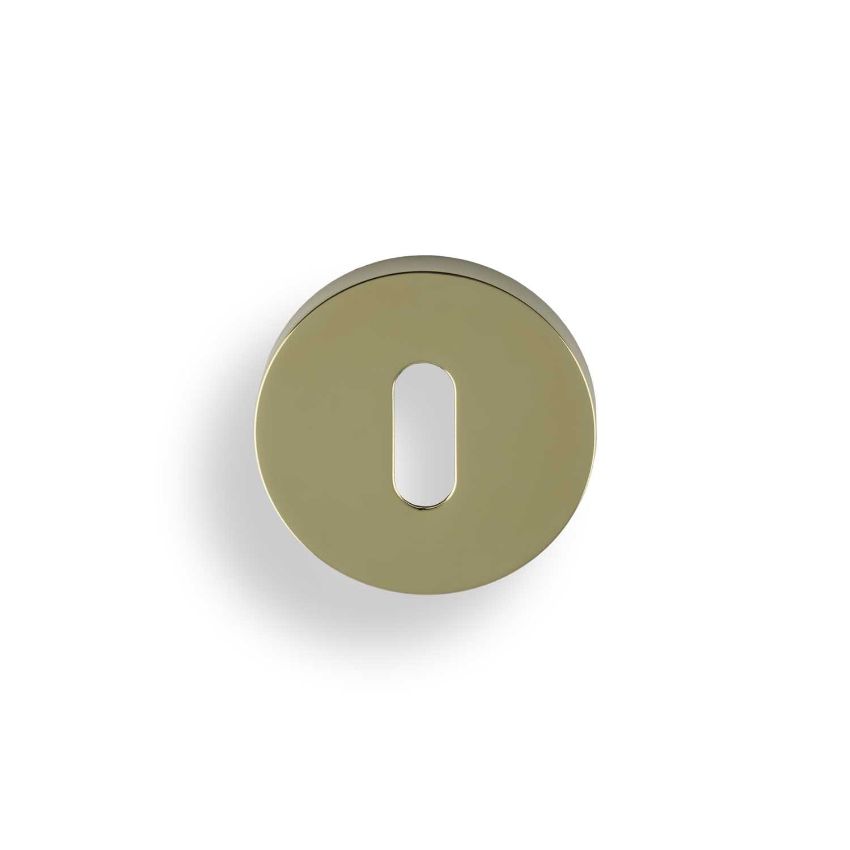Picture of Valli Lock Profile Push-on Round Rosette Escutcheon - Polished Brass PVD - K1103PBPVD