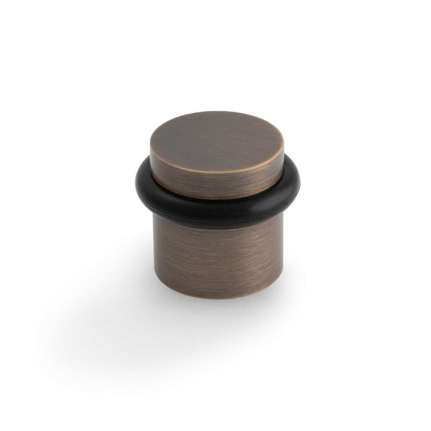 Picture of Valli 38 x 35mm - Floor Mounted Plain Doorstop - Concealed Fix - Antique Brass - K1300AB