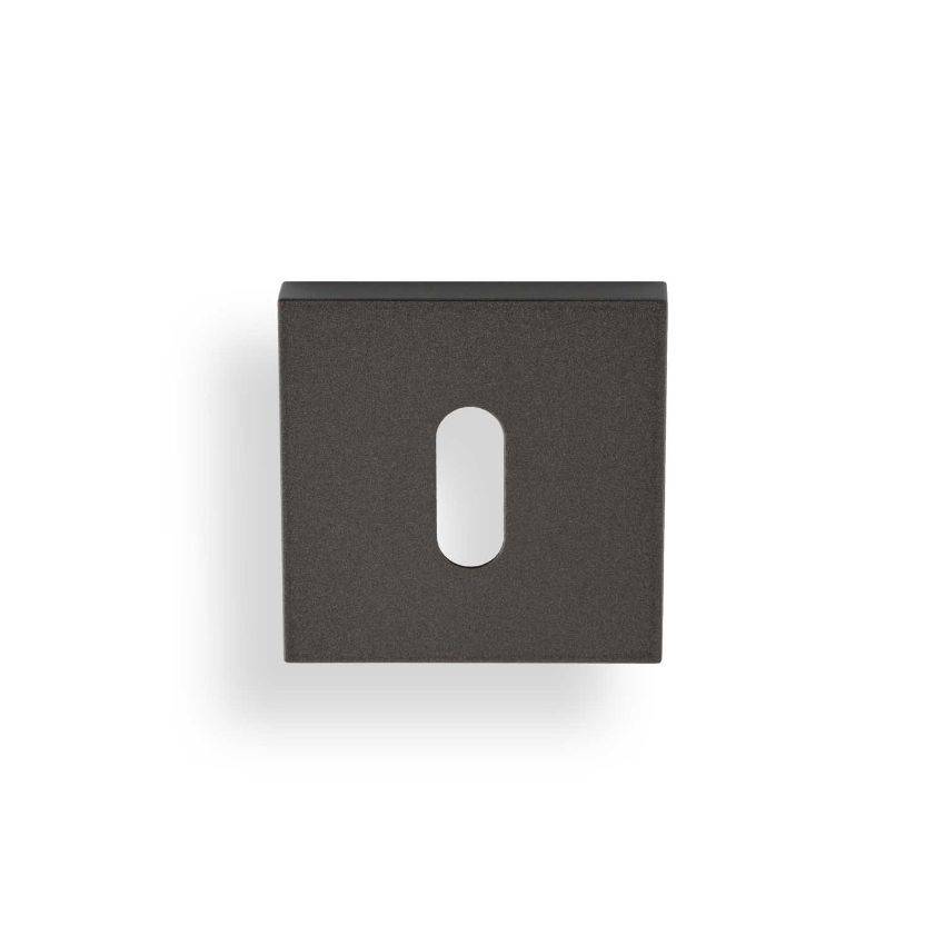 Picture of Valli Lock Profile Push-on Square Rosette Escutcheon - Anthracite - K1103SQANT