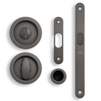 Picture of Valli Radius Sliding Door Set - Anthracite - K1500ANT