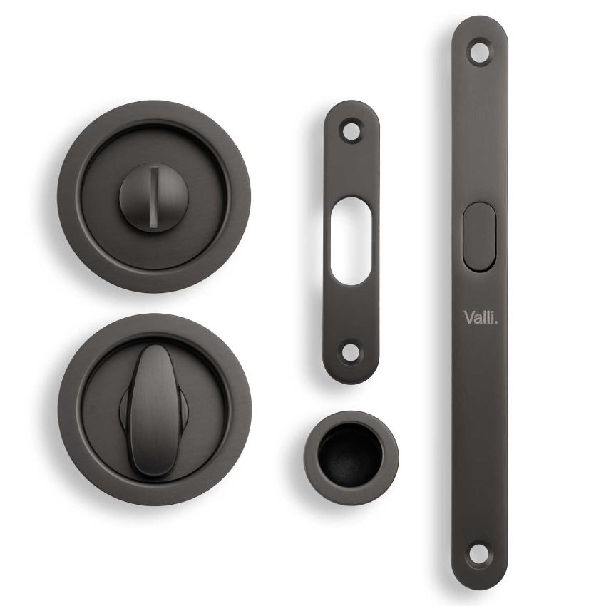 Picture of Valli Radius Sliding Door Set - Dark Bronze PVD - K1500EDPVD