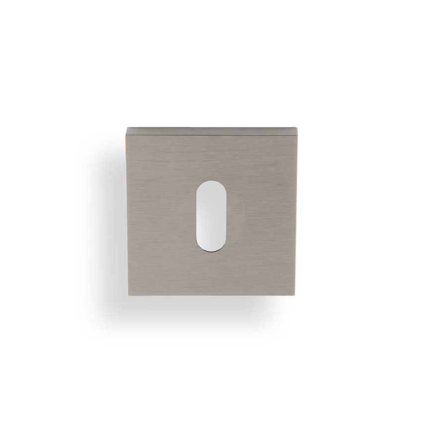 Picture of Valli Lock Profile Push-on Square Rosette Escutcheon - Satin Nickel PVD - K1103SQSNPVD