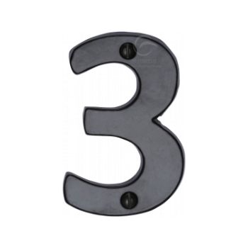 Picture of Smooth Black Numeral - FB351