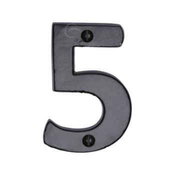 Picture of Smooth Black Numeral - FB351