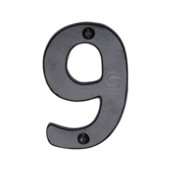 Picture of Smooth Black Numeral - FB351