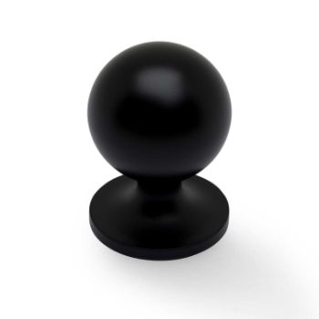 Picture of Plain Caesar Cabinet Knob-- AW844-BL